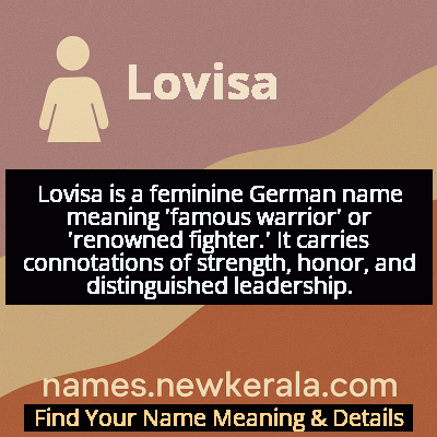 Lovisa Name Meaning and Origin