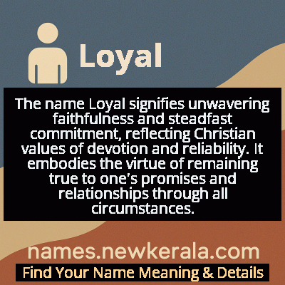 Loyal Name Meaning and Origin