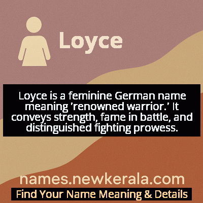 Loyce Name Meaning and Origin