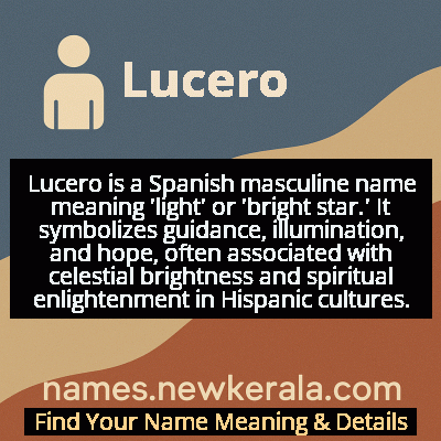 Lucero Name Meaning and Origin