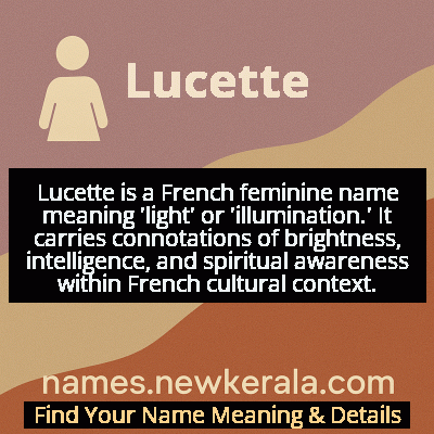 Lucette Name Meaning and Origin