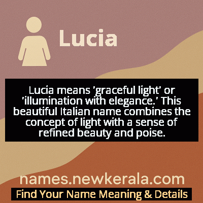 Lucia Name Meaning and Origin