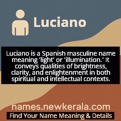 Luciano Name Meaning and Origin