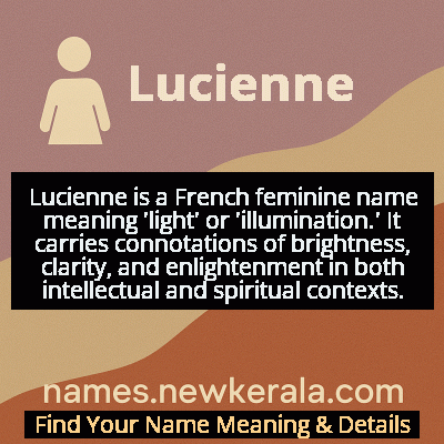 Lucienne Name Meaning and Origin