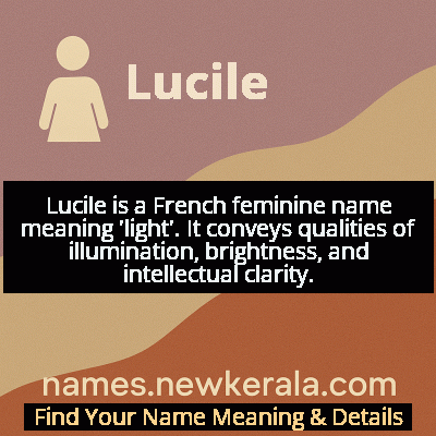 Lucile Name Meaning and Origin