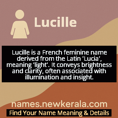 Lucille Name Meaning and Origin