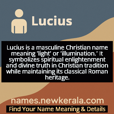 Lucius Name Meaning and Origin