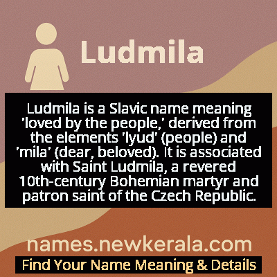 Ludmila Name Meaning and Origin