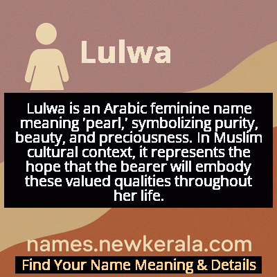 Lulwa Name Meaning and Origin