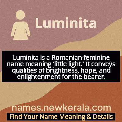 Luminita Name Meaning and Origin