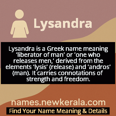 Lysandra Name Meaning and Origin