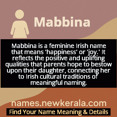 Mabbina Name Meaning and Origin