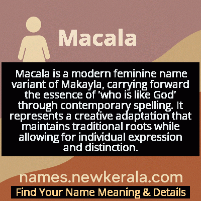 Macala Name Meaning and Origin