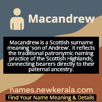 Macandrew Name Meaning and Origin