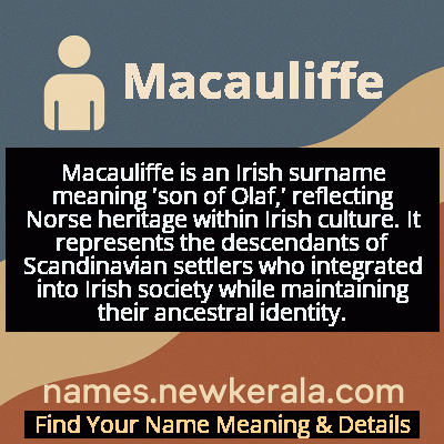 Macauliffe Name Meaning and Origin