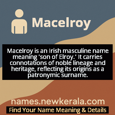 Macelroy Name Meaning and Origin