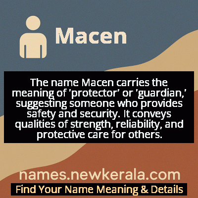 Macen Name Meaning and Origin