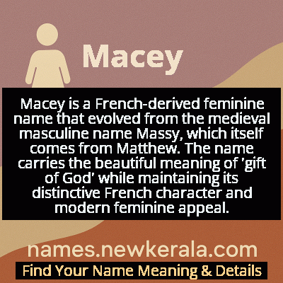 Macey Name Meaning and Origin
