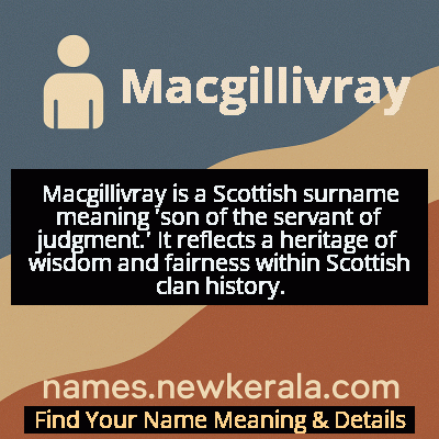 Macgillivray Name Meaning and Origin
