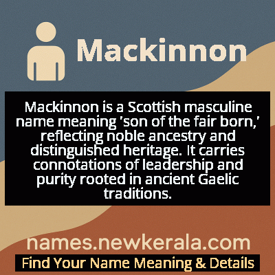 Mackinnon Name Meaning and Origin