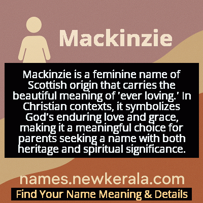 Mackinzie Name Meaning and Origin