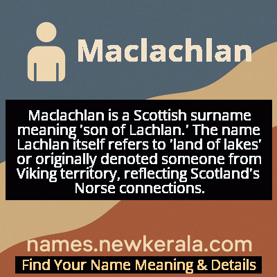 Maclachlan Name Meaning and Origin
