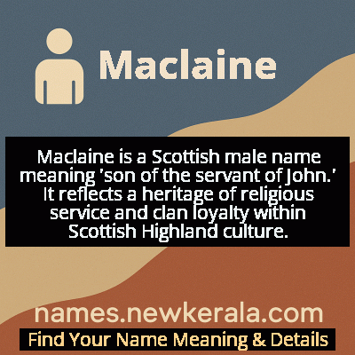 Maclaine Name Meaning and Origin