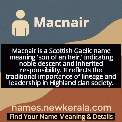Macnair Name Meaning and Origin