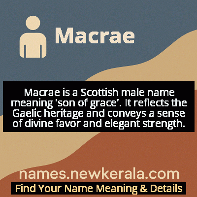 Macrae Name Meaning and Origin