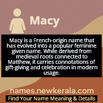 Macy Name Meaning and Origin