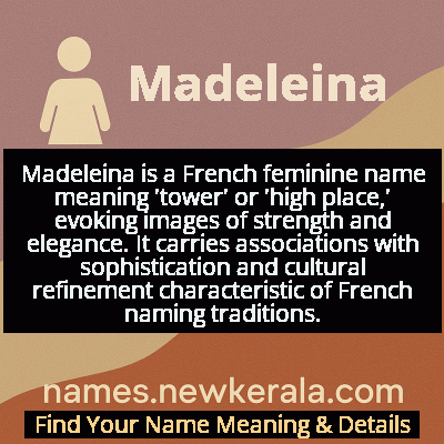 Madeleina Name Meaning and Origin