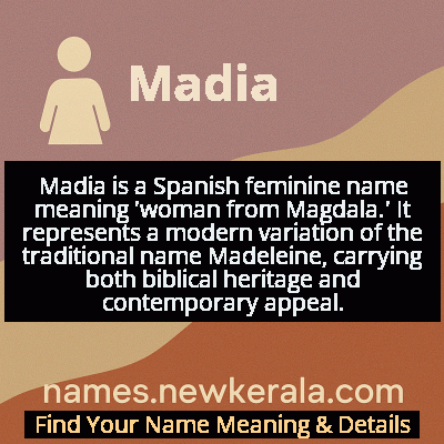 Madia Name Meaning and Origin