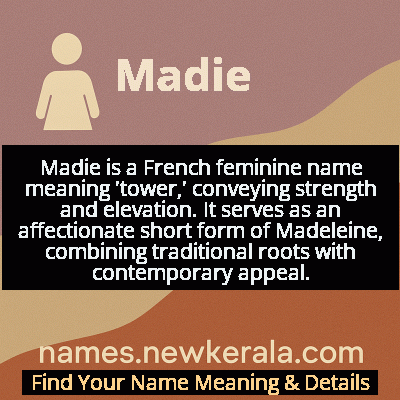 Madie Name Meaning and Origin