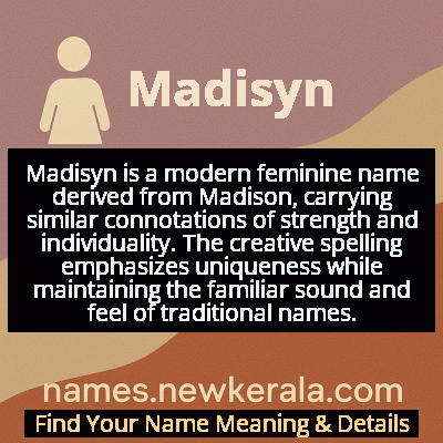 Madisyn Name Meaning and Origin