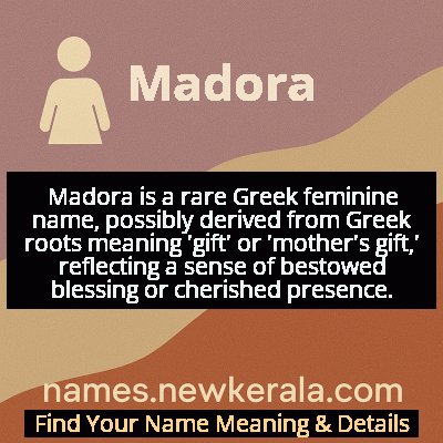 Madora Name Meaning and Origin