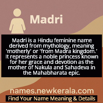 Madri Name Meaning and Origin