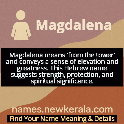 Magdalena Name Meaning and Origin