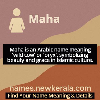 Maha Name Meaning and Origin