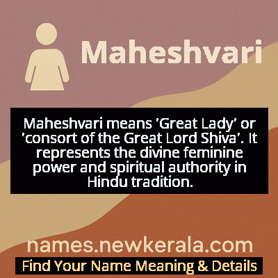 Maheshvari Name Meaning and Origin