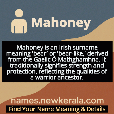 Mahoney Name Meaning and Origin