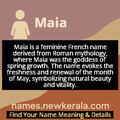 Maia Name Meaning and Origin