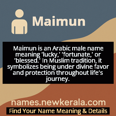 Maimun Name Meaning and Origin