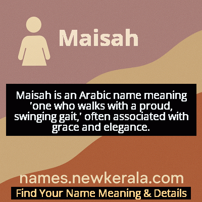 Maisah Name Meaning and Origin