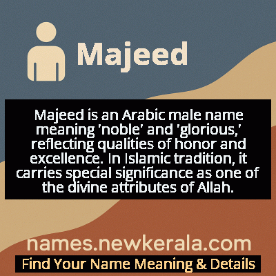 Majeed Name Meaning and Origin