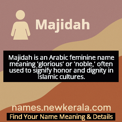 Majidah Name Meaning and Origin