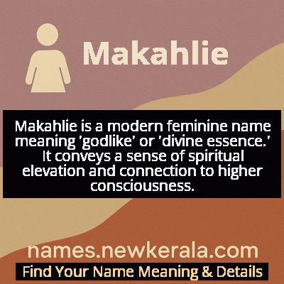 Makahlie Name Meaning and Origin