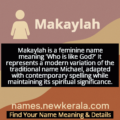 Makaylah Name Meaning and Origin