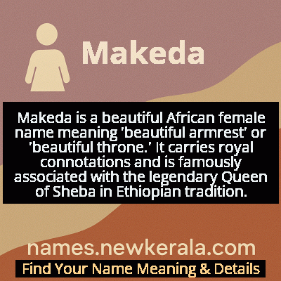 Makeda Name Meaning and Origin
