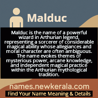 Malduc Name Meaning and Origin