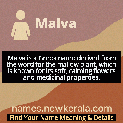 Malva Name Meaning and Origin